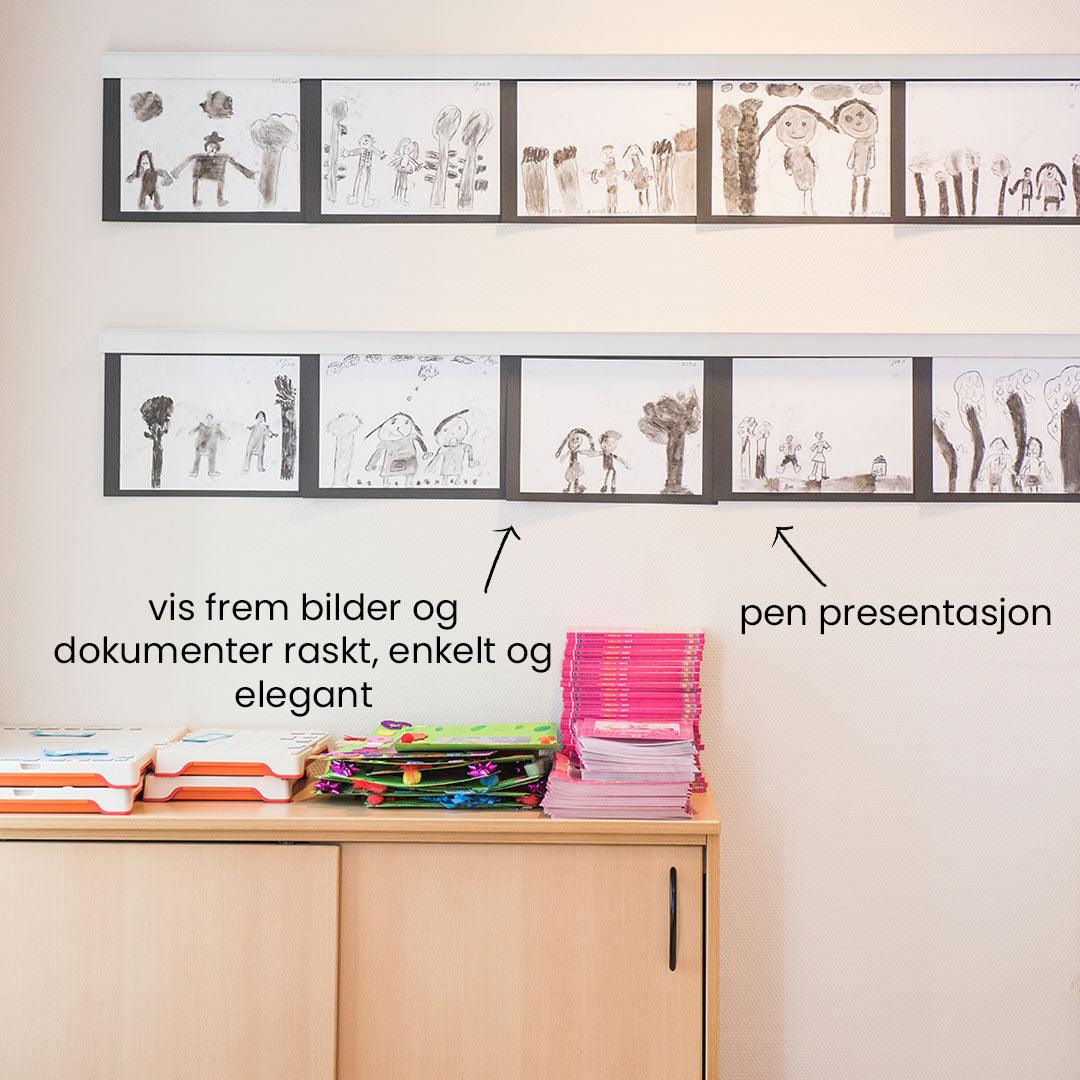 Artiteq Info Rail - Et nødvendig opphengssystem i klasserommet - Bildeopphengssystem