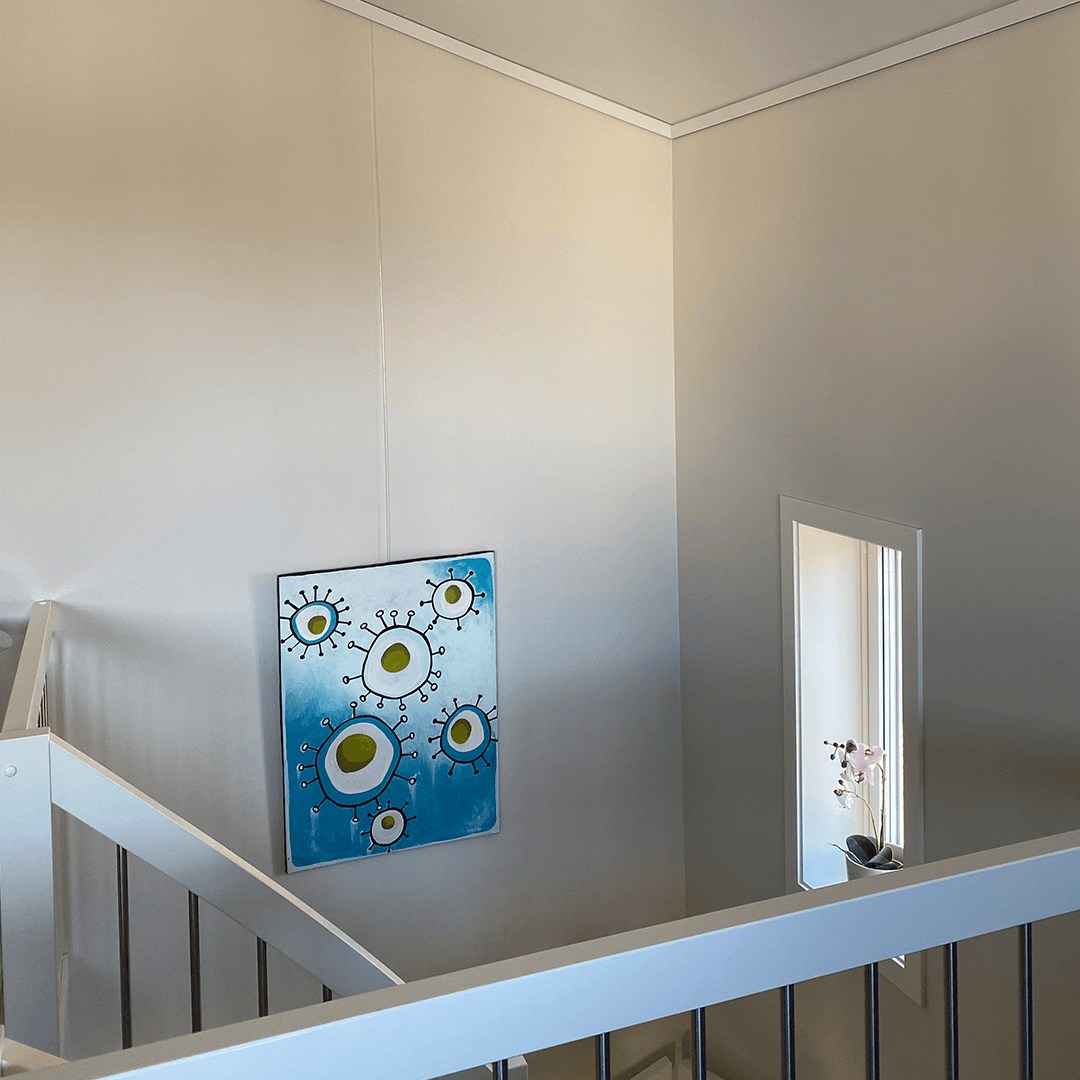 Click Rail Pro 200 cm - Oppheng av tyngre kunstverk alt-i-ett sett - Bildeopphengssystem