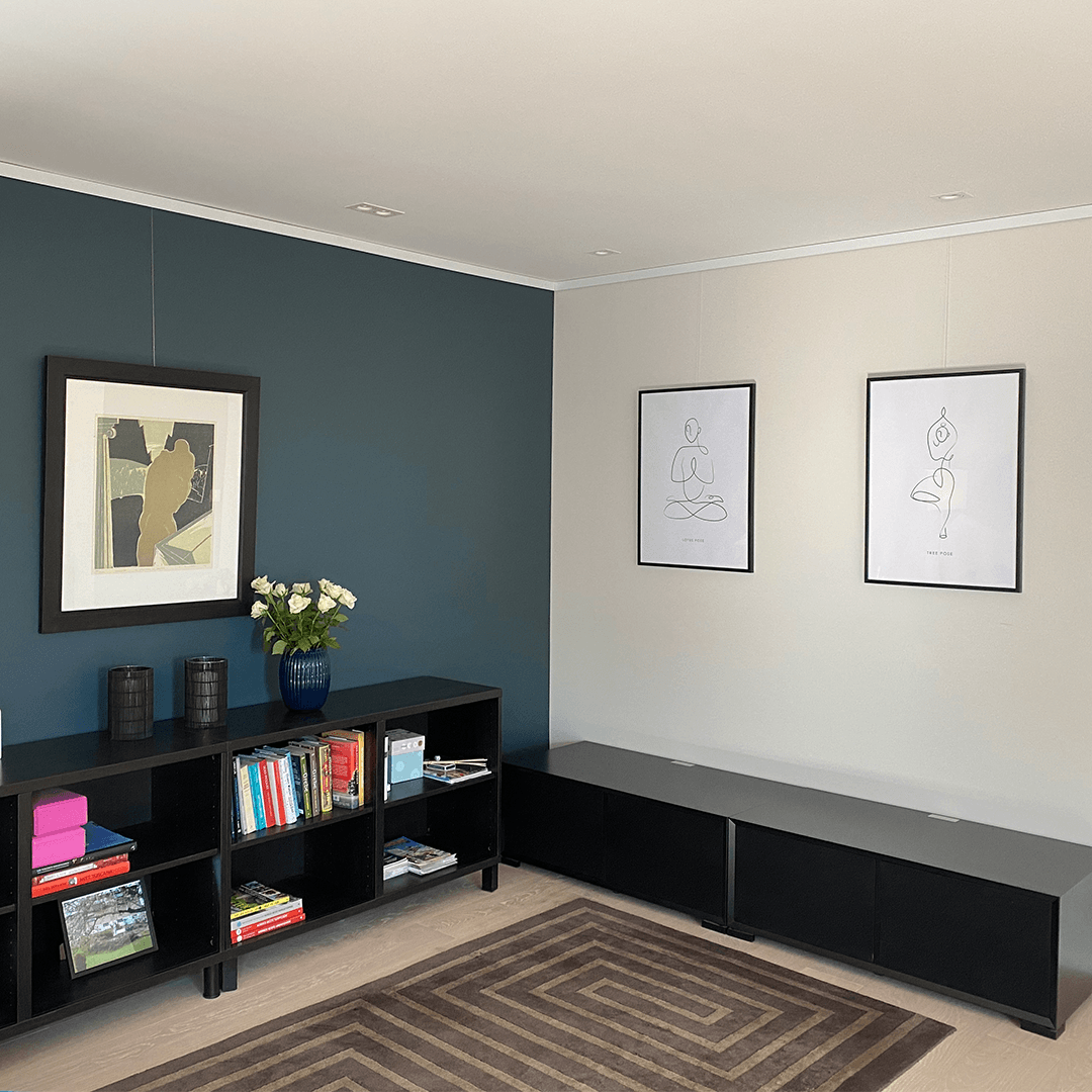 Click Rail Pro 200 cm - Oppheng av tyngre kunstverk alt-i-ett sett - Bildeopphengssystem