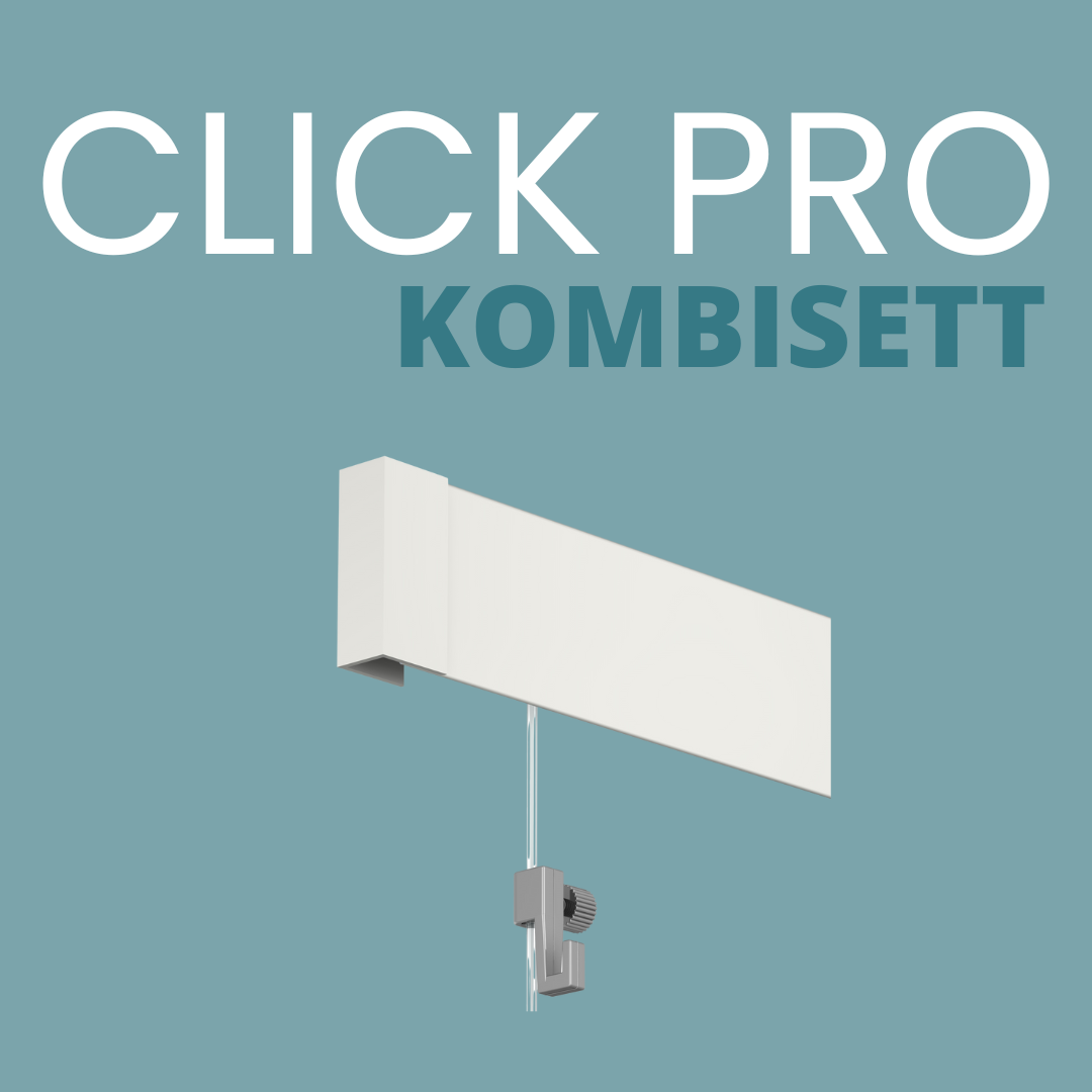 Artiteq Click Rail Pro 2 mtr kombisett