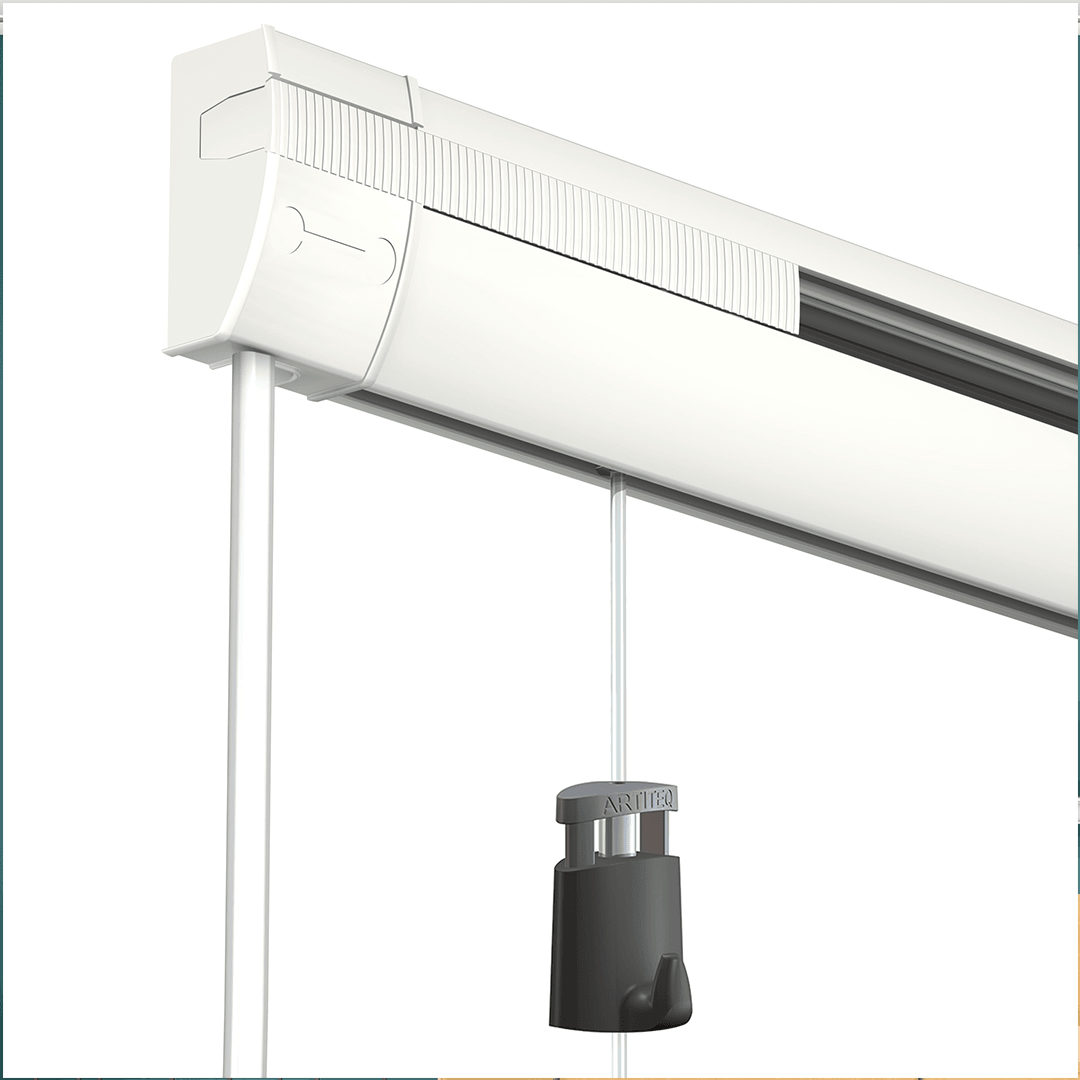 Artiteq Combi Rail Pro Light - Opphengssystem kombinert med belysning
